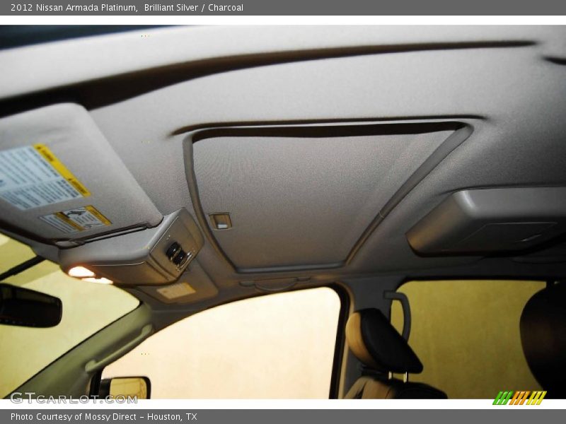 Brilliant Silver / Charcoal 2012 Nissan Armada Platinum