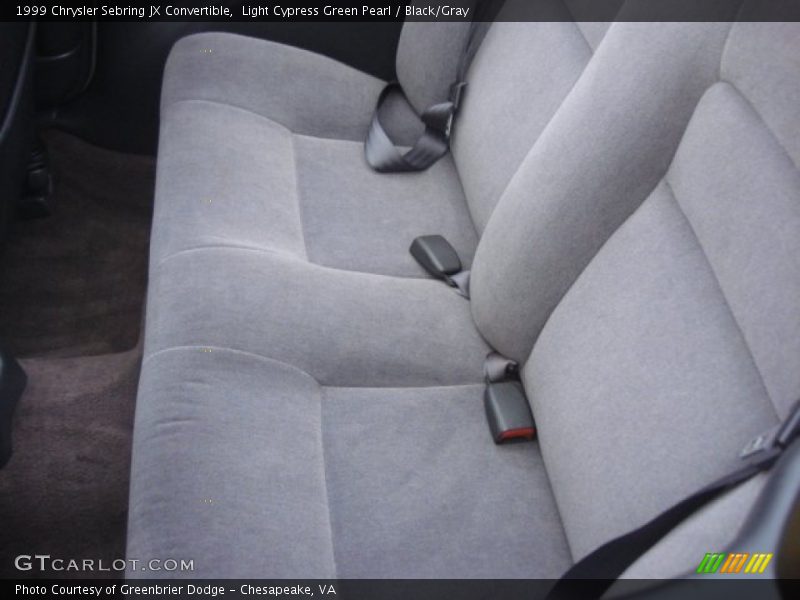 Light Cypress Green Pearl / Black/Gray 1999 Chrysler Sebring JX Convertible