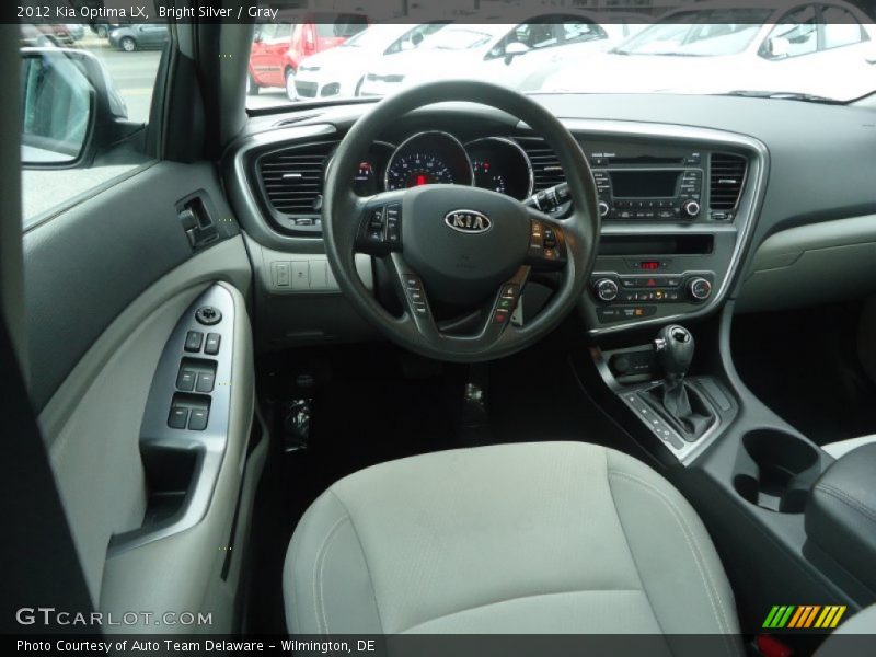 Bright Silver / Gray 2012 Kia Optima LX