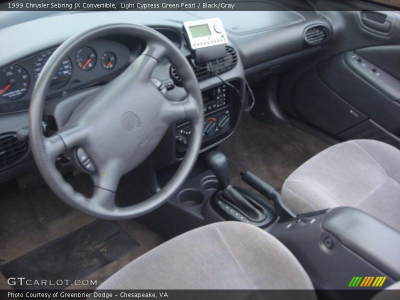  1999 Sebring JX Convertible Black/Gray Interior