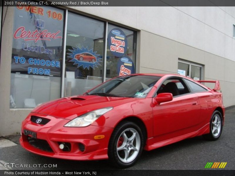 Front 3/4 View of 2003 Celica GT-S