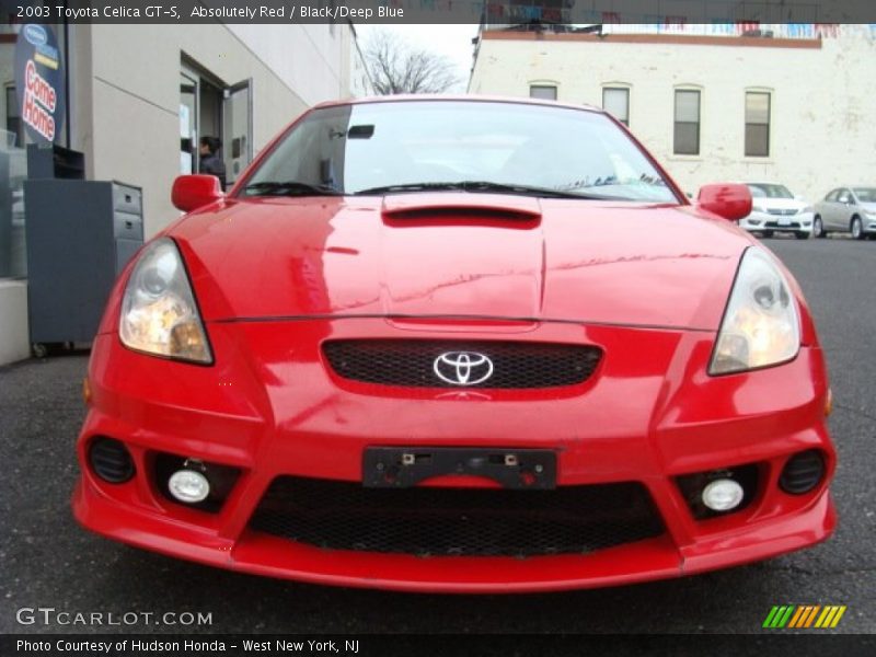 Absolutely Red / Black/Deep Blue 2003 Toyota Celica GT-S