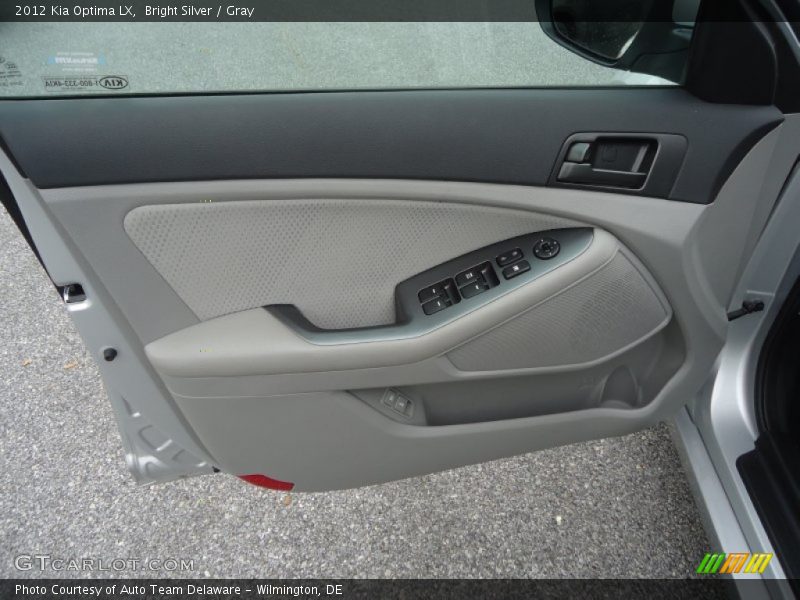Bright Silver / Gray 2012 Kia Optima LX