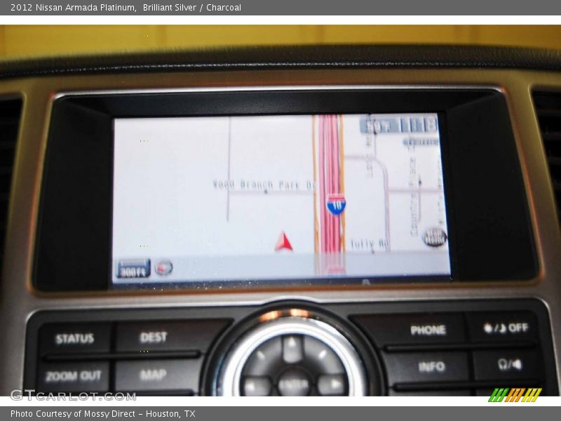 Brilliant Silver / Charcoal 2012 Nissan Armada Platinum