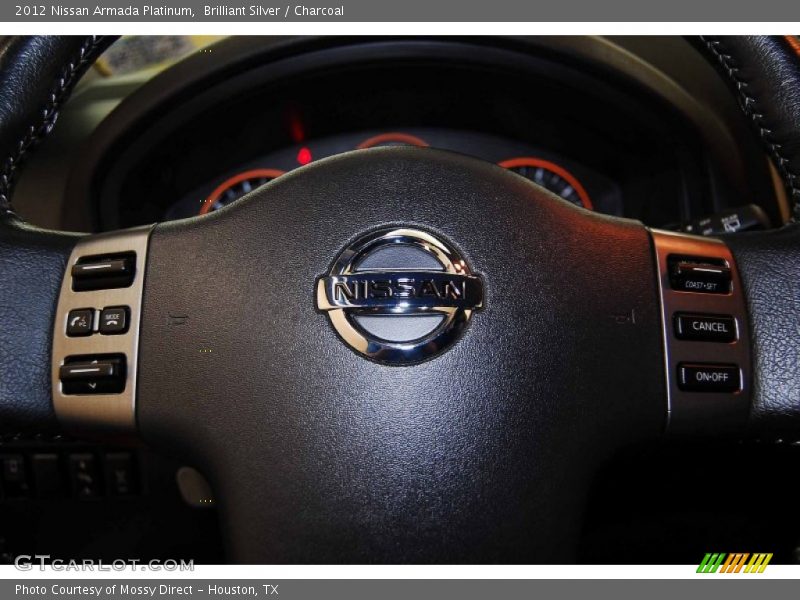 Brilliant Silver / Charcoal 2012 Nissan Armada Platinum