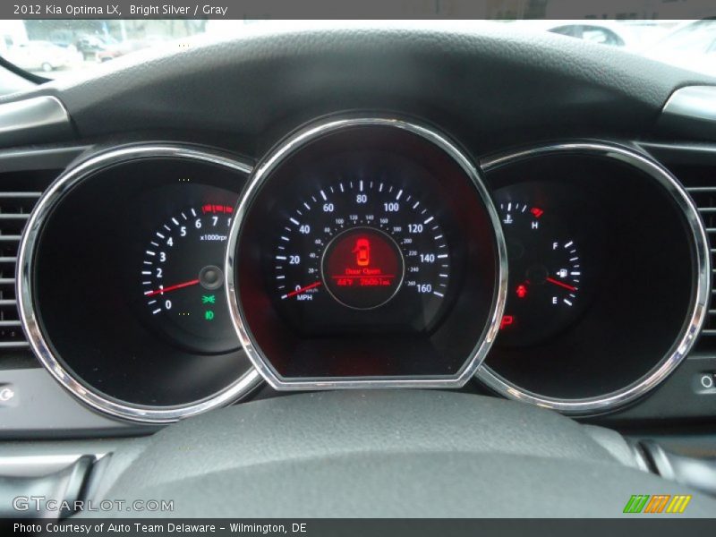 Bright Silver / Gray 2012 Kia Optima LX