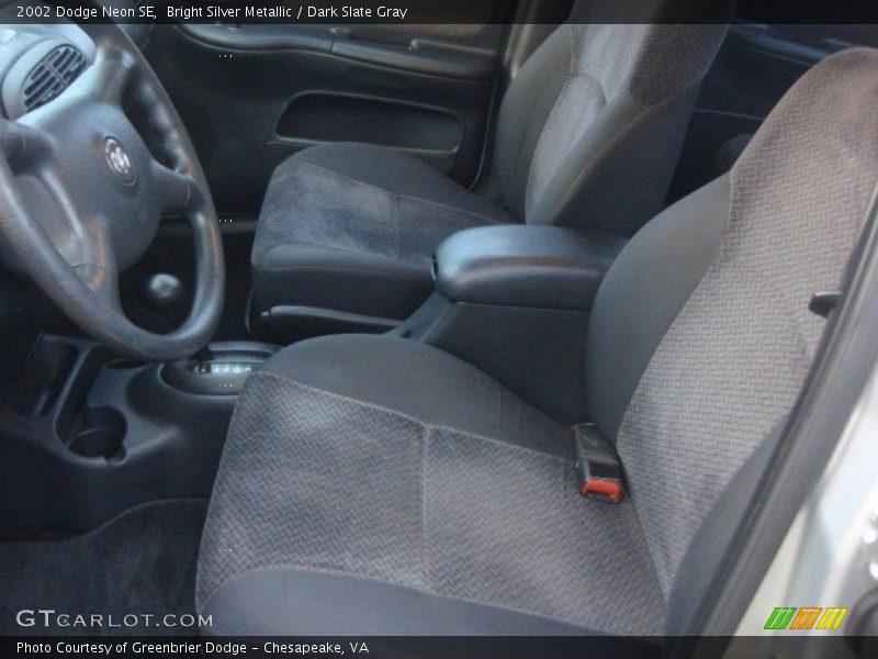Front Seat of 2002 Neon SE