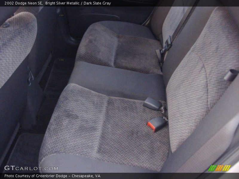 Rear Seat of 2002 Neon SE