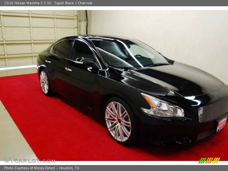 Super Black / Charcoal 2010 Nissan Maxima 3.5 SV