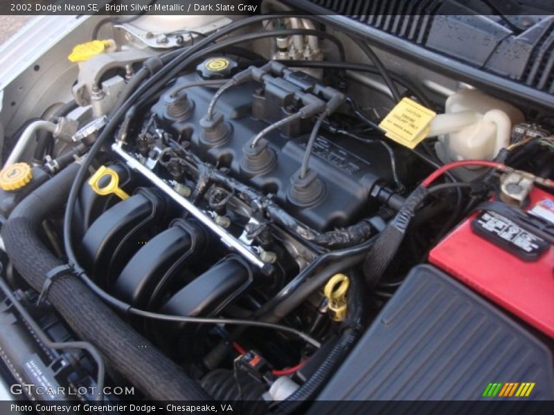  2002 Neon SE Engine - 2.0 Liter SOHC 16-Valve 4 Cylinder