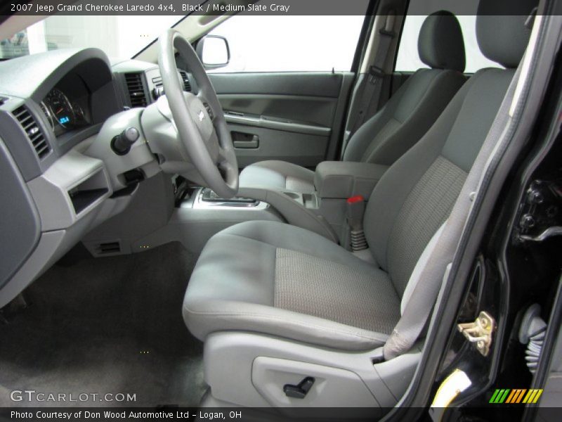 Black / Medium Slate Gray 2007 Jeep Grand Cherokee Laredo 4x4