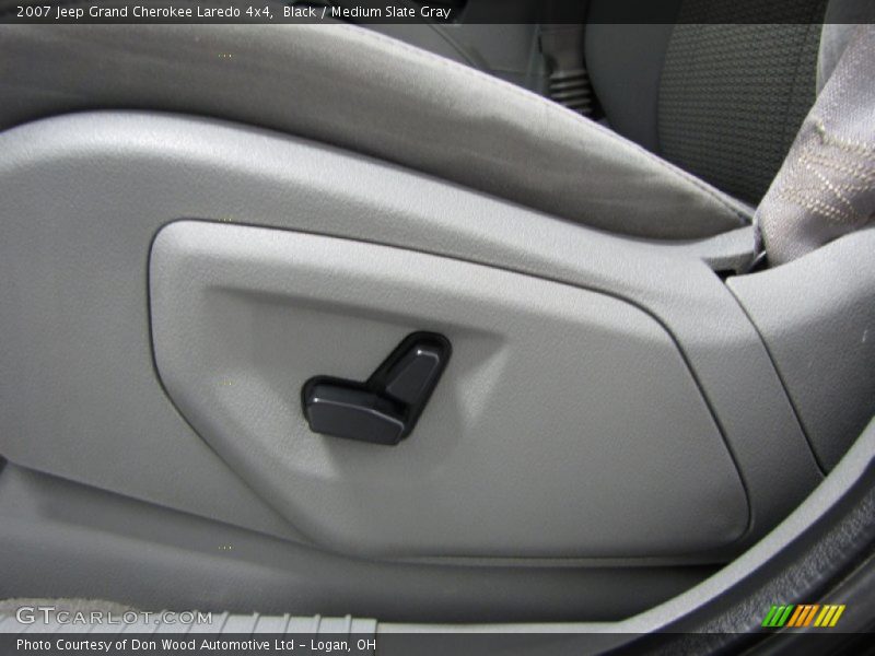 Black / Medium Slate Gray 2007 Jeep Grand Cherokee Laredo 4x4