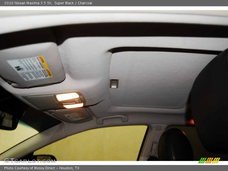 Super Black / Charcoal 2010 Nissan Maxima 3.5 SV