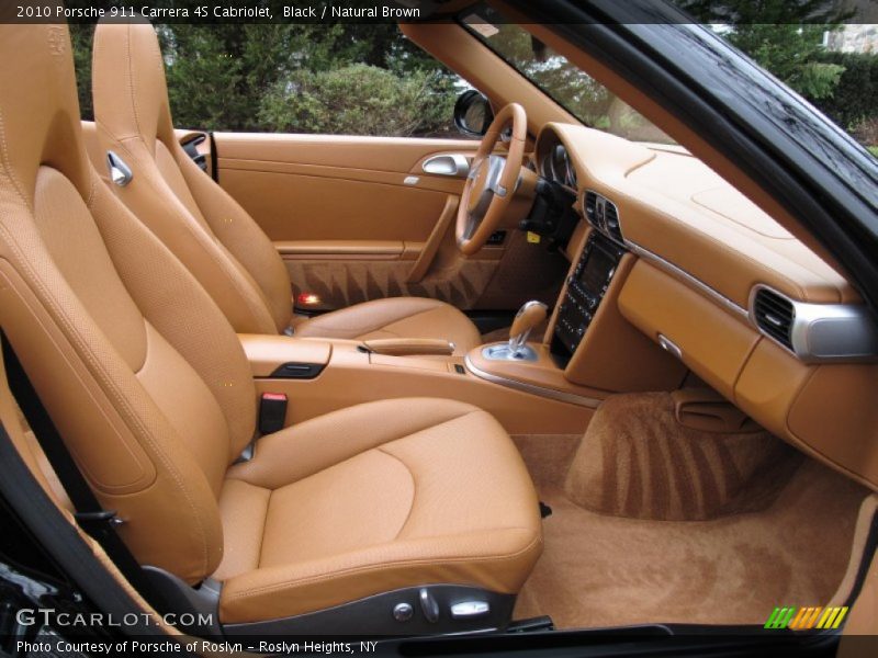  2010 911 Carrera 4S Cabriolet Natural Brown Interior