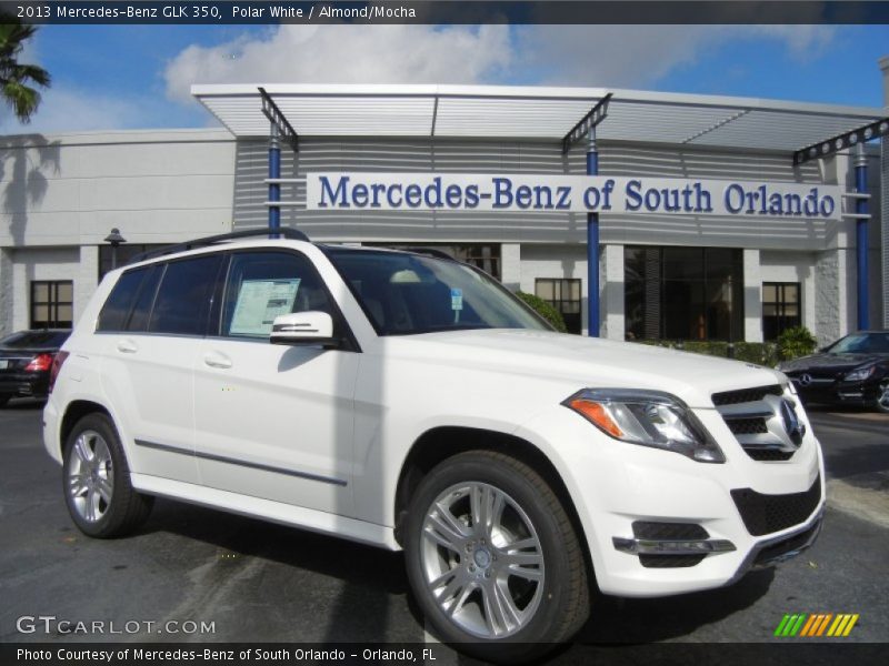 Polar White / Almond/Mocha 2013 Mercedes-Benz GLK 350
