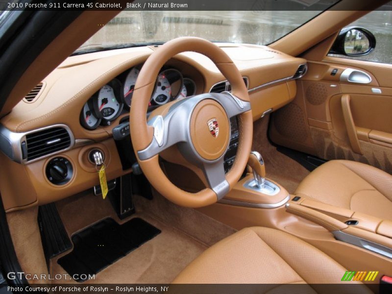  2010 911 Carrera 4S Cabriolet Natural Brown Interior