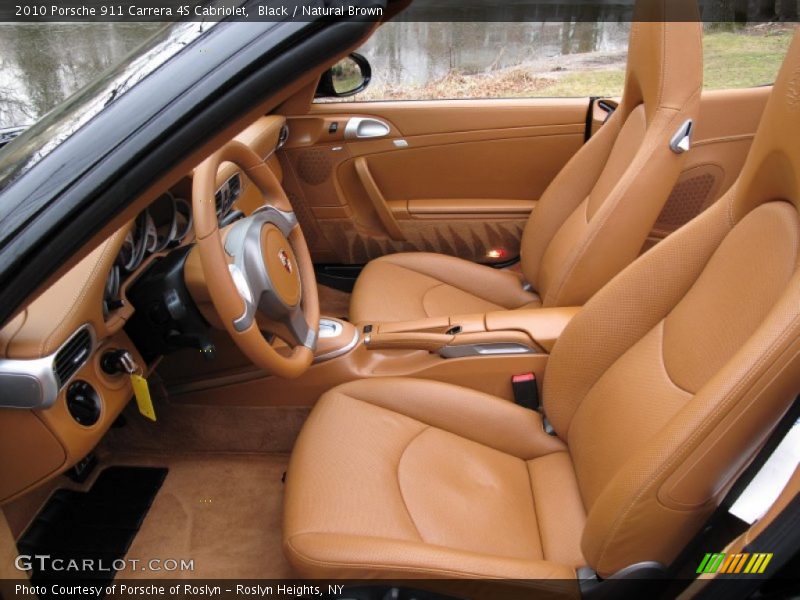 Front Seat of 2010 911 Carrera 4S Cabriolet