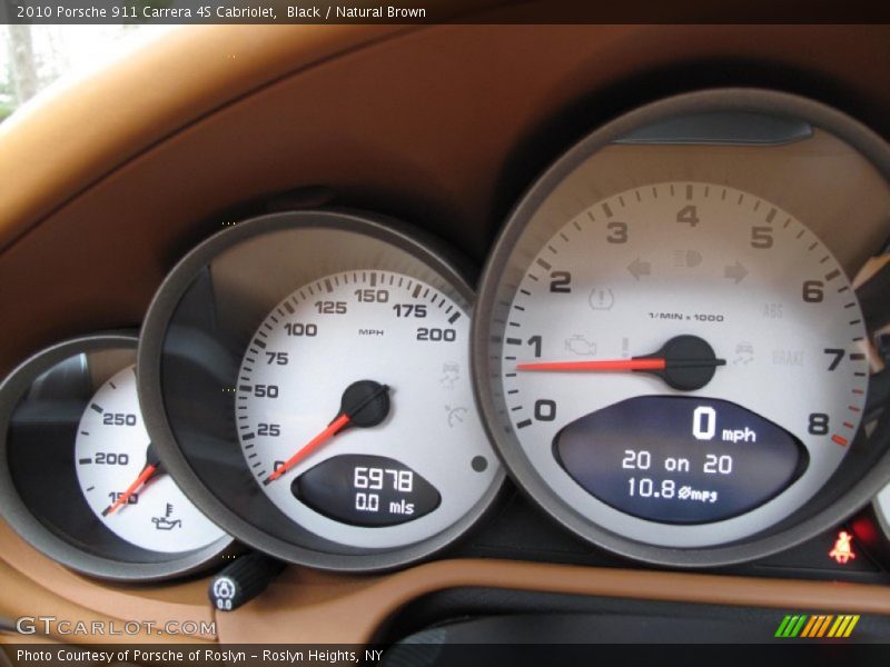  2010 911 Carrera 4S Cabriolet Carrera 4S Cabriolet Gauges