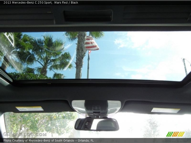Mars Red / Black 2013 Mercedes-Benz C 250 Sport