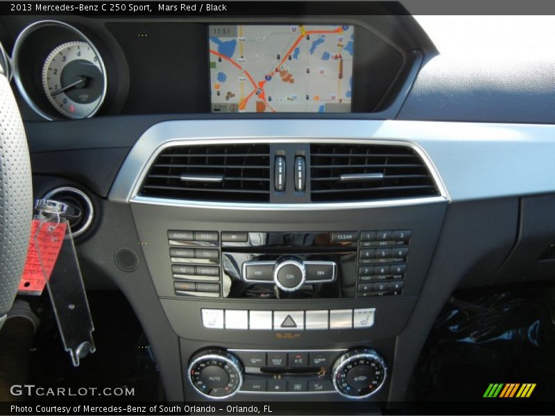 Mars Red / Black 2013 Mercedes-Benz C 250 Sport