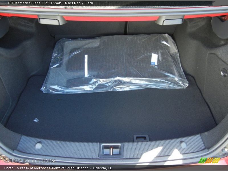 Mars Red / Black 2013 Mercedes-Benz C 250 Sport