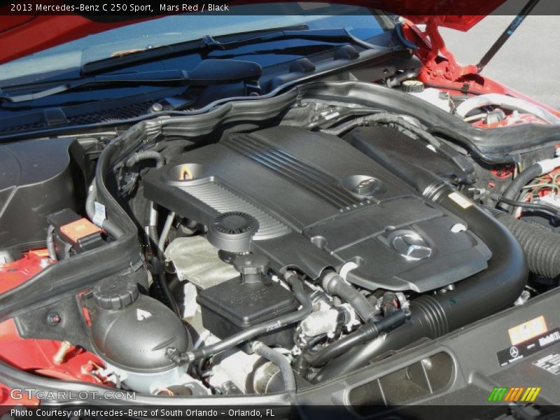 Mars Red / Black 2013 Mercedes-Benz C 250 Sport