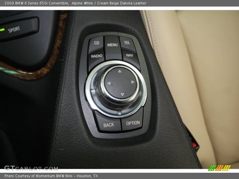 Controls of 2009 6 Series 650i Convertible