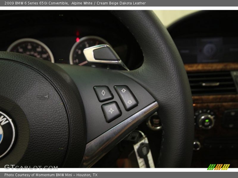 Controls of 2009 6 Series 650i Convertible