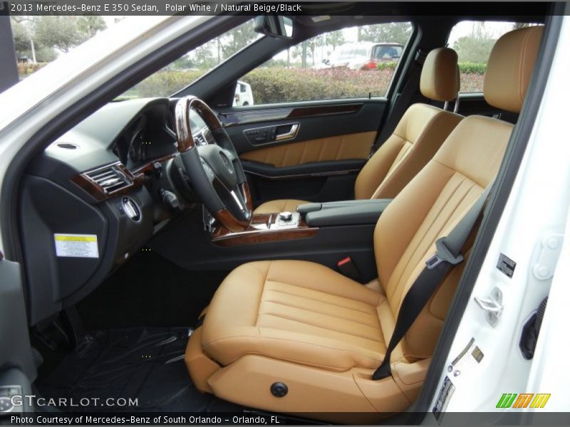 Polar White / Natural Beige/Black 2013 Mercedes-Benz E 350 Sedan