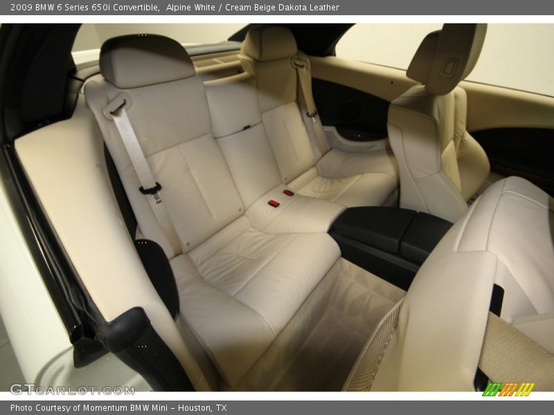 Alpine White / Cream Beige Dakota Leather 2009 BMW 6 Series 650i Convertible