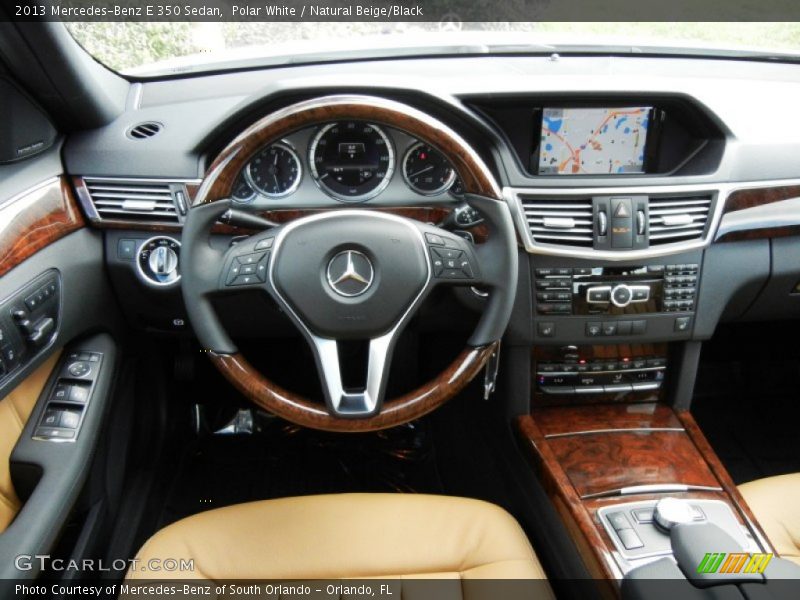 Polar White / Natural Beige/Black 2013 Mercedes-Benz E 350 Sedan
