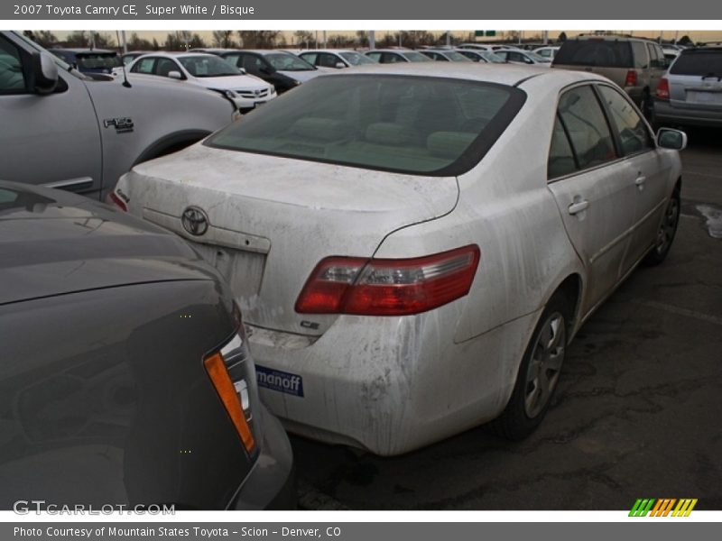 Super White / Bisque 2007 Toyota Camry CE