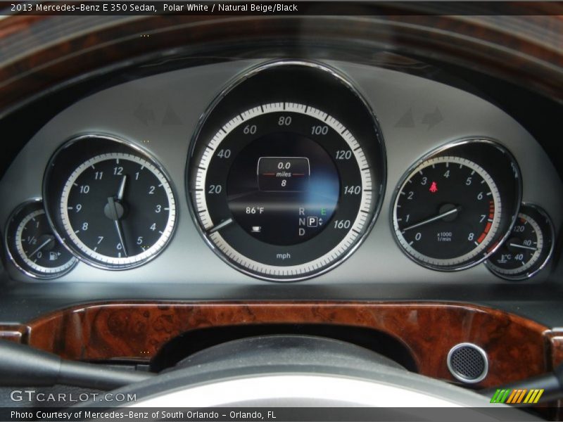 Polar White / Natural Beige/Black 2013 Mercedes-Benz E 350 Sedan