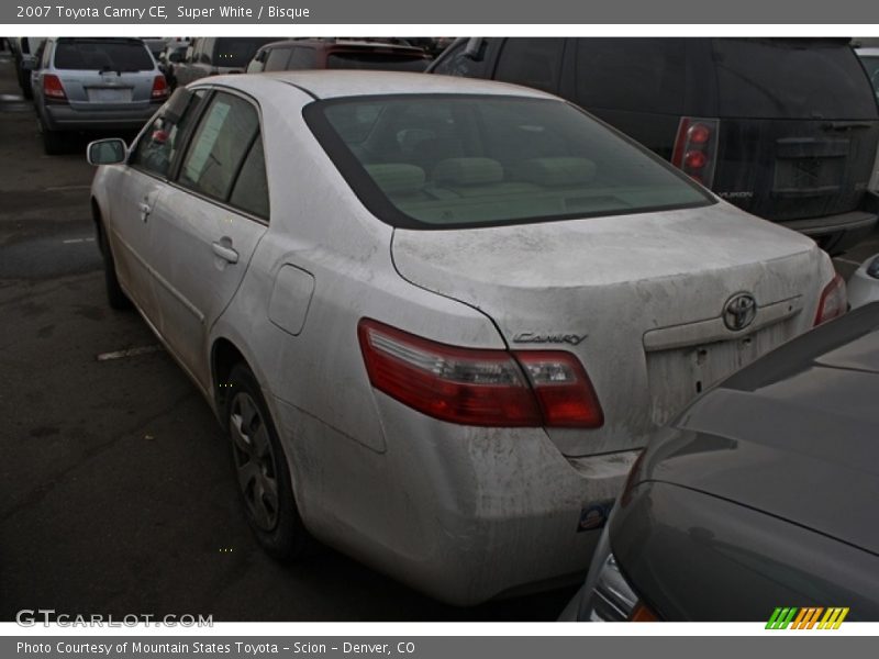 Super White / Bisque 2007 Toyota Camry CE