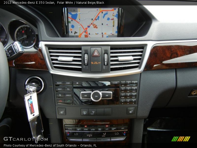 Polar White / Natural Beige/Black 2013 Mercedes-Benz E 350 Sedan