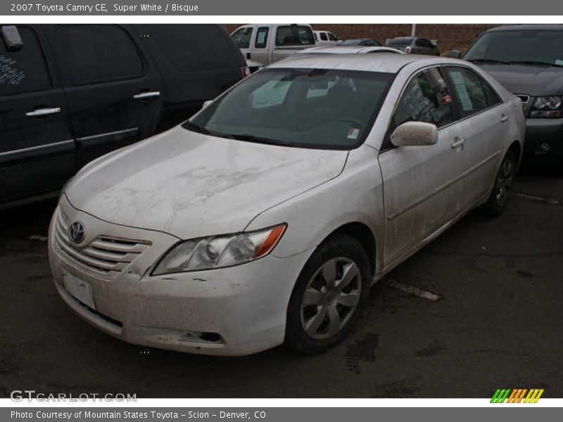 Super White / Bisque 2007 Toyota Camry CE