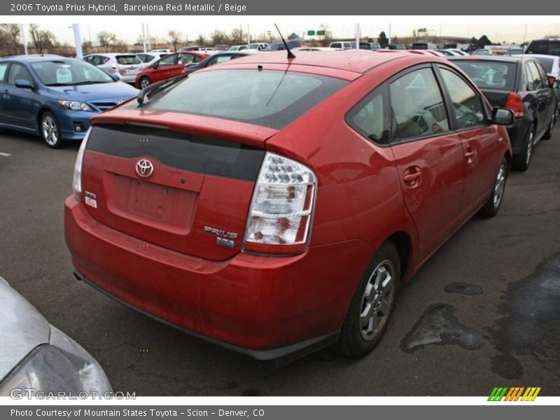 Barcelona Red Metallic / Beige 2006 Toyota Prius Hybrid