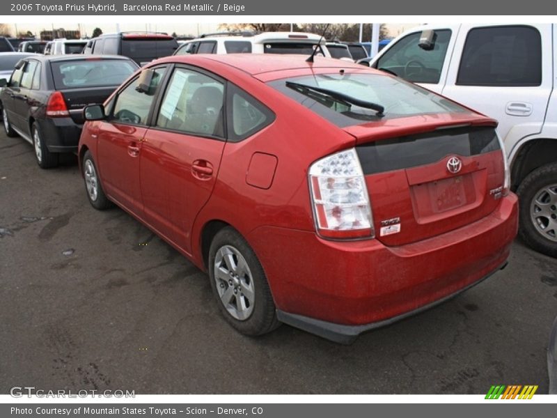 Barcelona Red Metallic / Beige 2006 Toyota Prius Hybrid