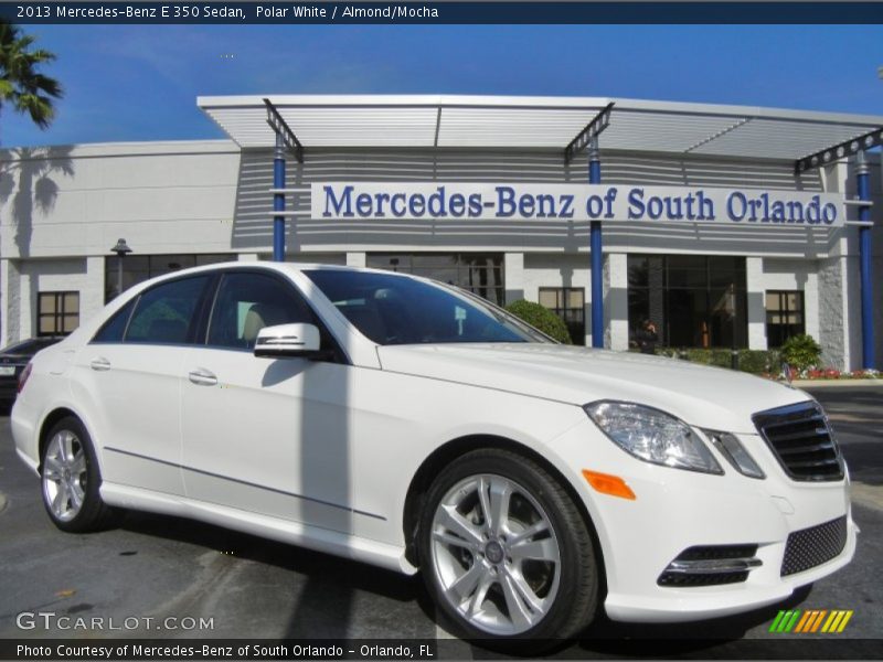 Polar White / Almond/Mocha 2013 Mercedes-Benz E 350 Sedan