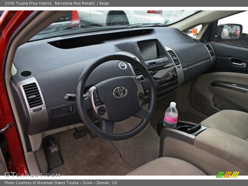 Barcelona Red Metallic / Beige 2006 Toyota Prius Hybrid