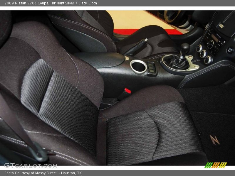 Brilliant Silver / Black Cloth 2009 Nissan 370Z Coupe