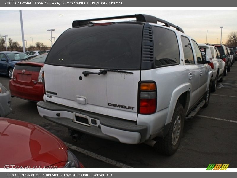 Summit White / Gray/Dark Charcoal 2005 Chevrolet Tahoe Z71 4x4