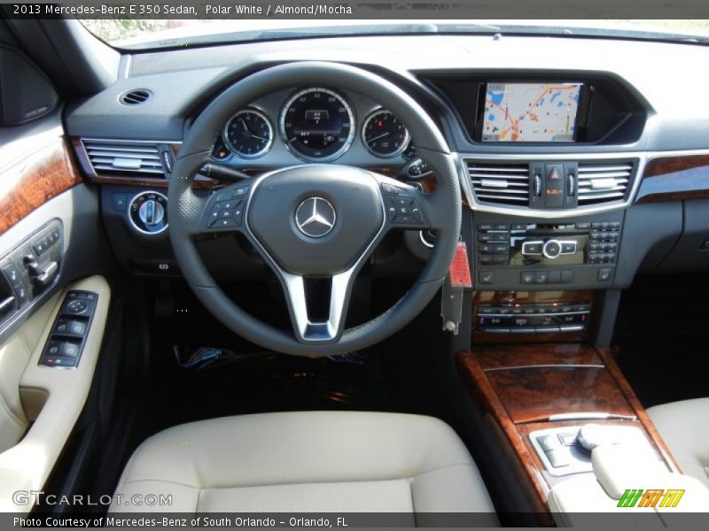 Polar White / Almond/Mocha 2013 Mercedes-Benz E 350 Sedan