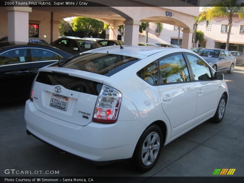 Super White / Gray 2006 Toyota Prius Hybrid