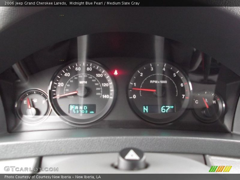Midnight Blue Pearl / Medium Slate Gray 2006 Jeep Grand Cherokee Laredo