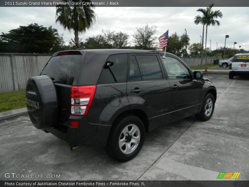 Slate Gray Metallic / Black 2011 Suzuki Grand Vitara Premium