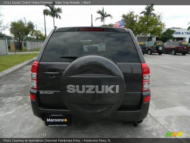 Slate Gray Metallic / Black 2011 Suzuki Grand Vitara Premium