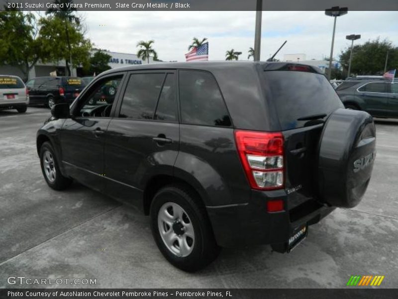 Slate Gray Metallic / Black 2011 Suzuki Grand Vitara Premium