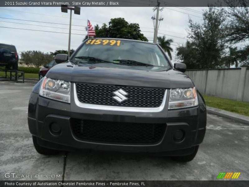 Slate Gray Metallic / Black 2011 Suzuki Grand Vitara Premium
