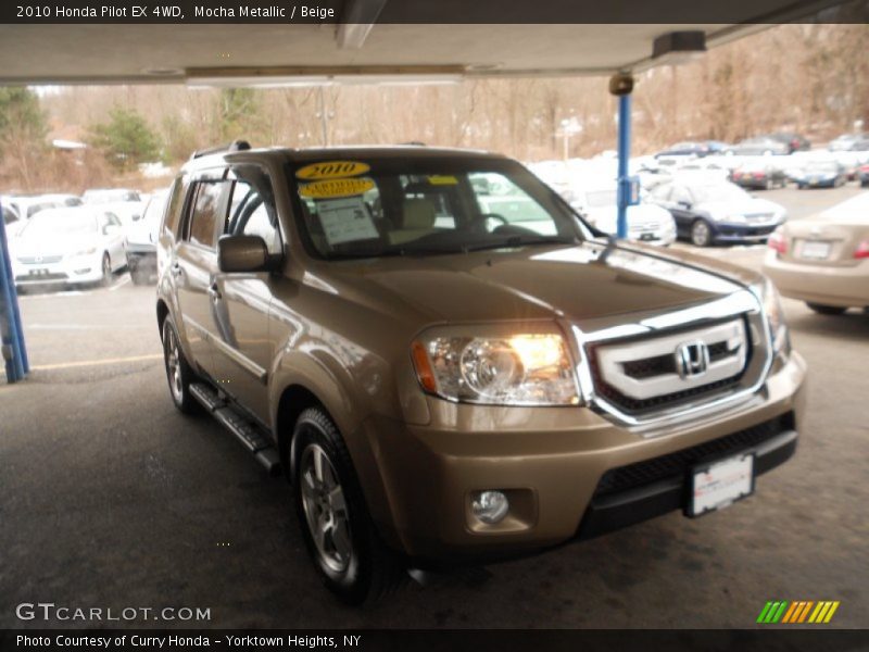 Mocha Metallic / Beige 2010 Honda Pilot EX 4WD